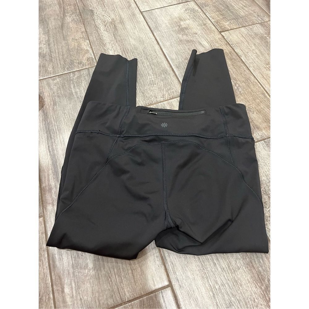 Athleta Black Cropped Leggings Size Small - Picture 3 of 5
